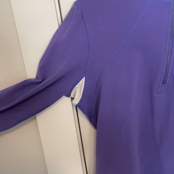 Lululemon purple running quarter zip sweater - Picture 2 of 11